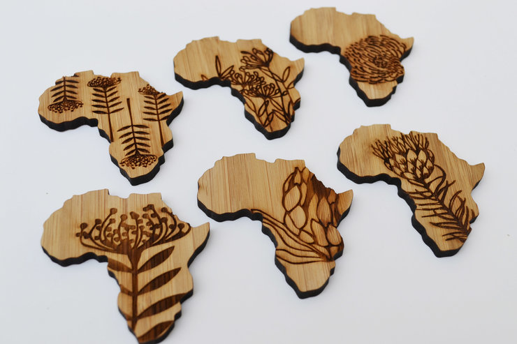 Bamboo Magnet - Africa Protea - Image 3