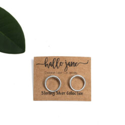 Outline Circle Studs