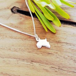 Petite Solid Africa Necklace