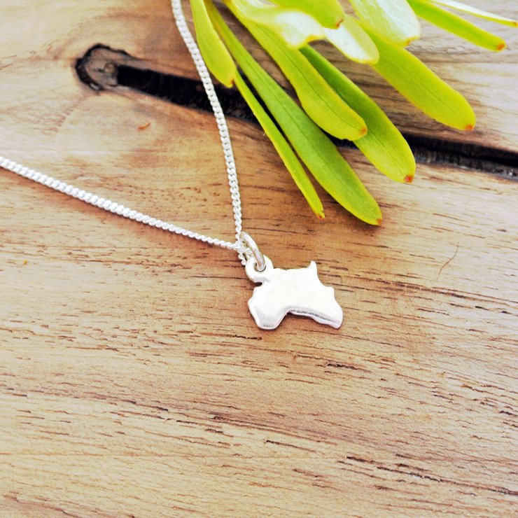 Petite Solid Africa Necklace