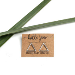 Outline Triangle Studs