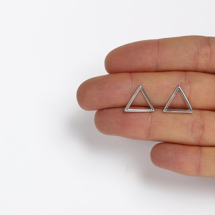 Outline Triangle Studs - Image 6