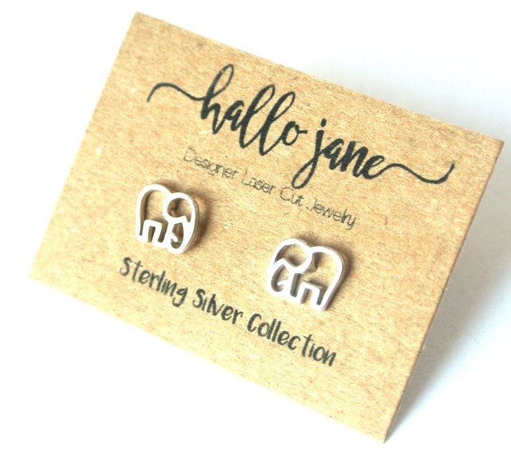 Elly Silhouette Studs - Image 2