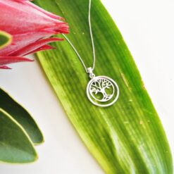 Tree Of Life Double Circle Necklace