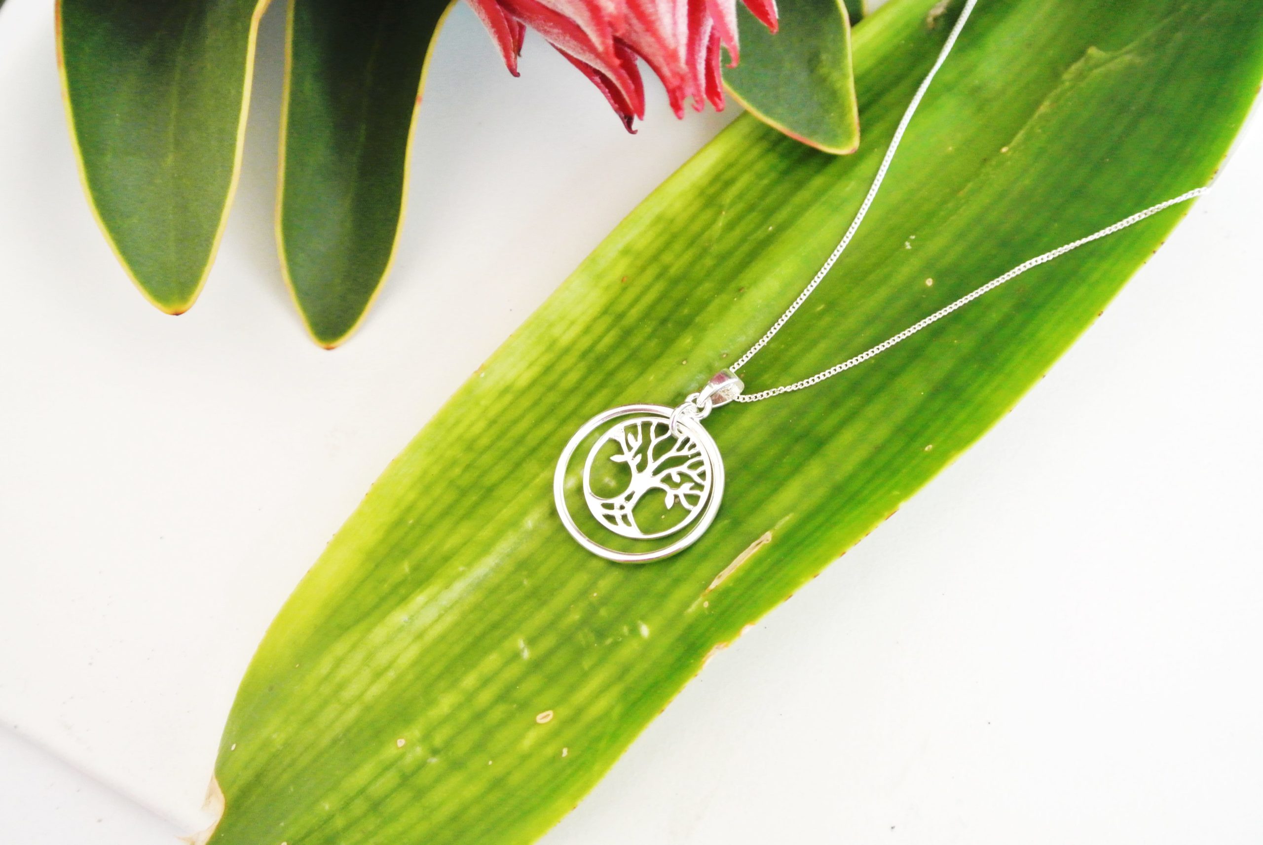 Tree Of Life Double Circle Necklace - Image 2