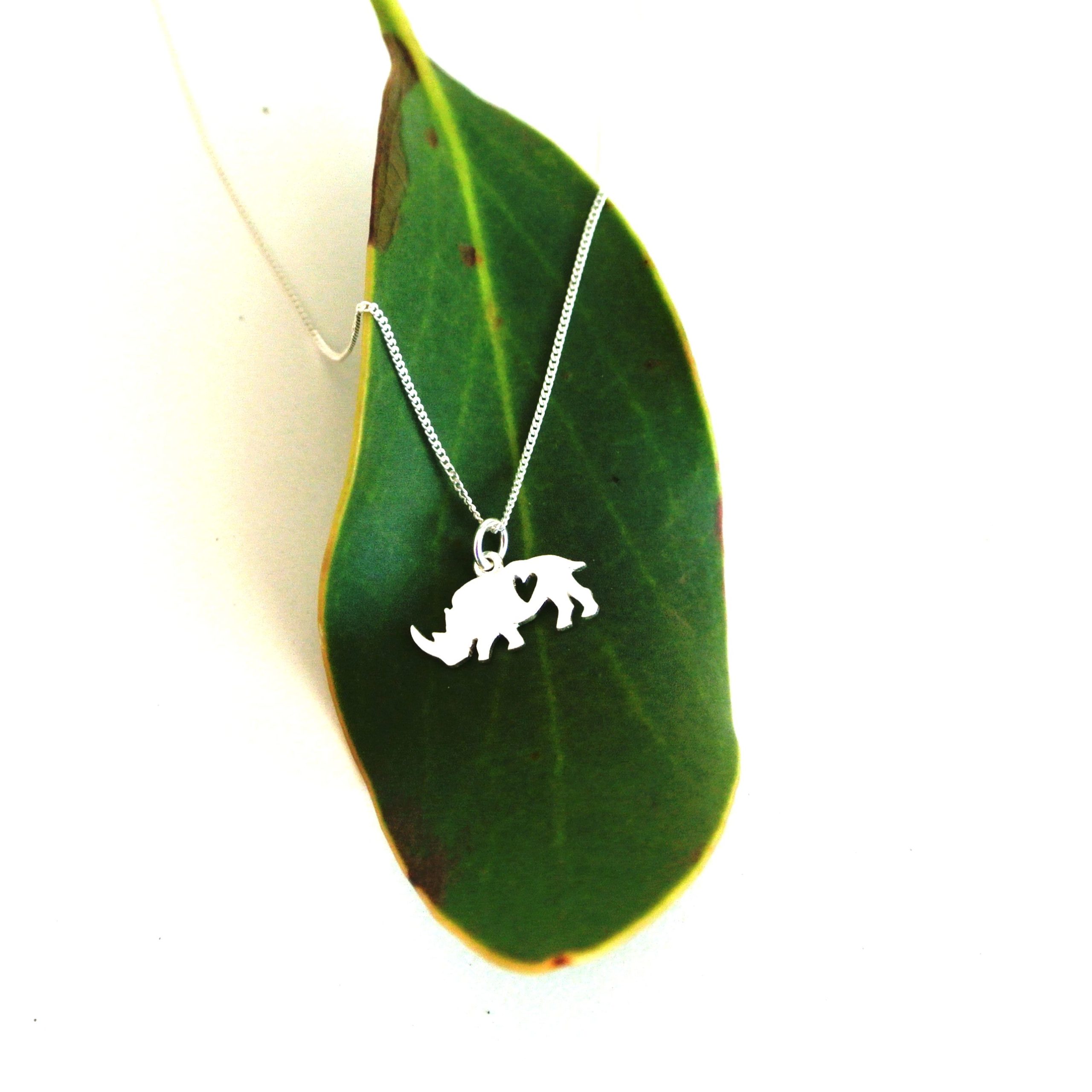 Rhino Love Necklace