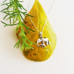 Elephant Family Necklace