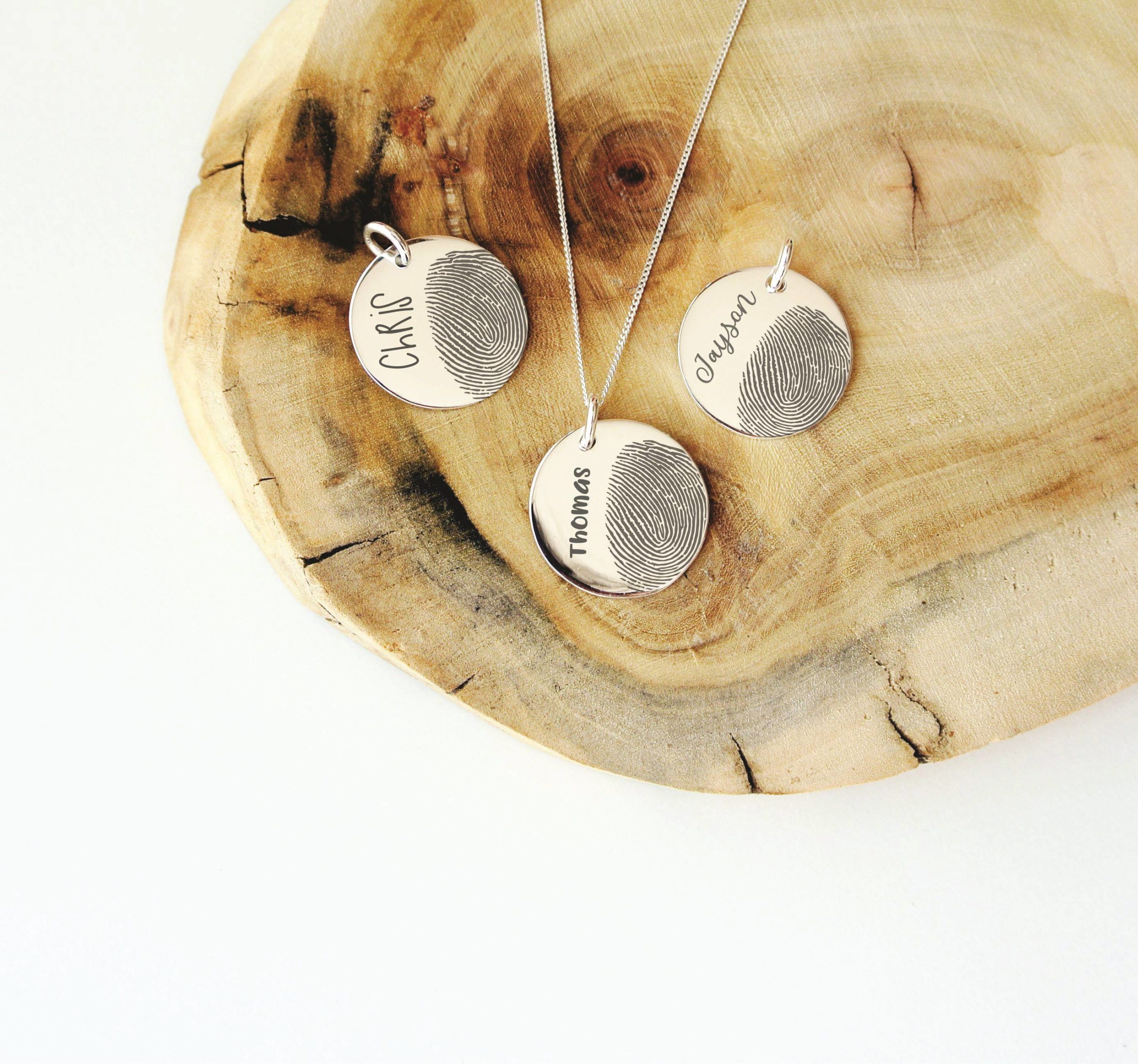 Fingerprint (Generic) Name Necklace