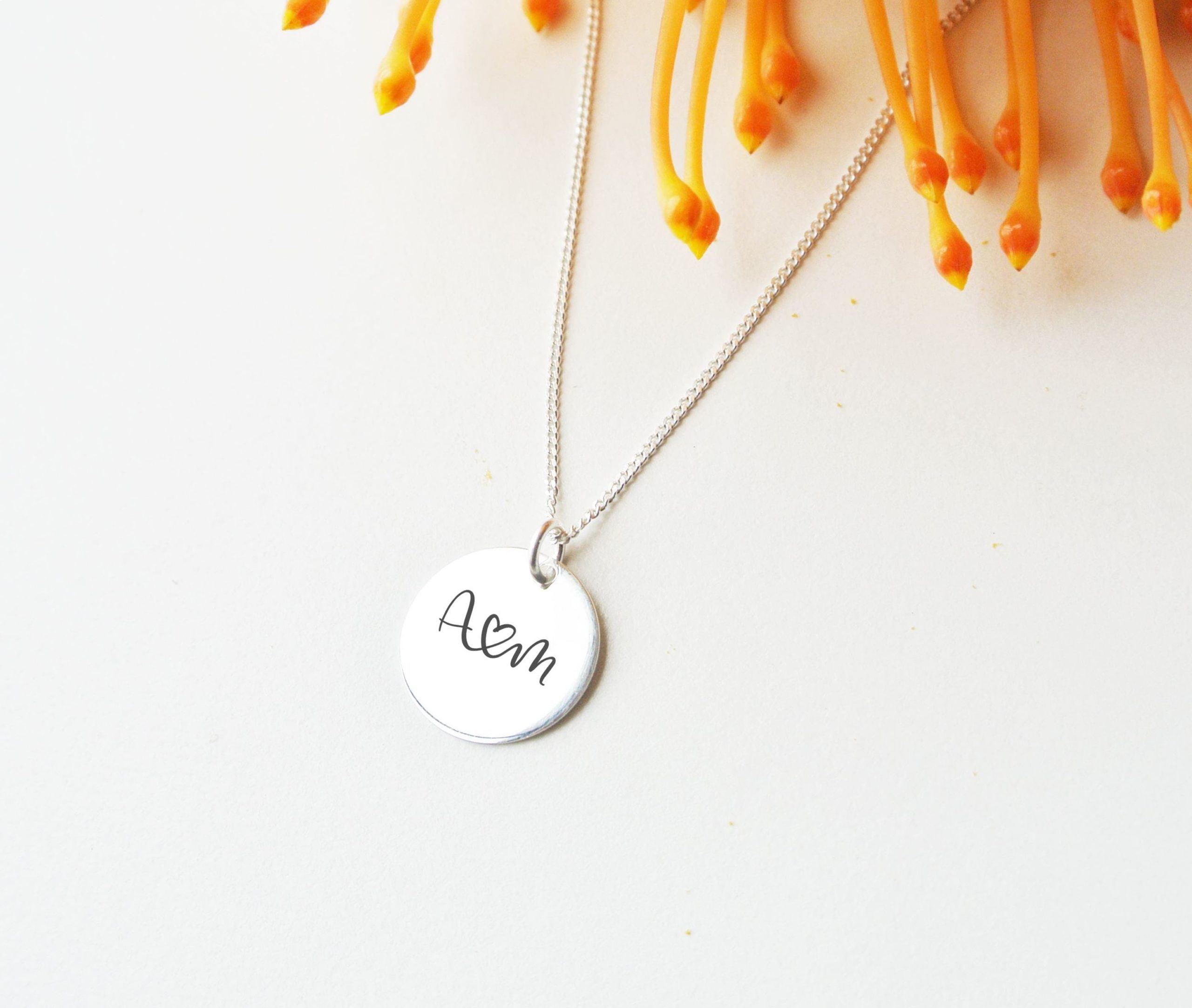 Lovers Monogram Necklace - Image 2