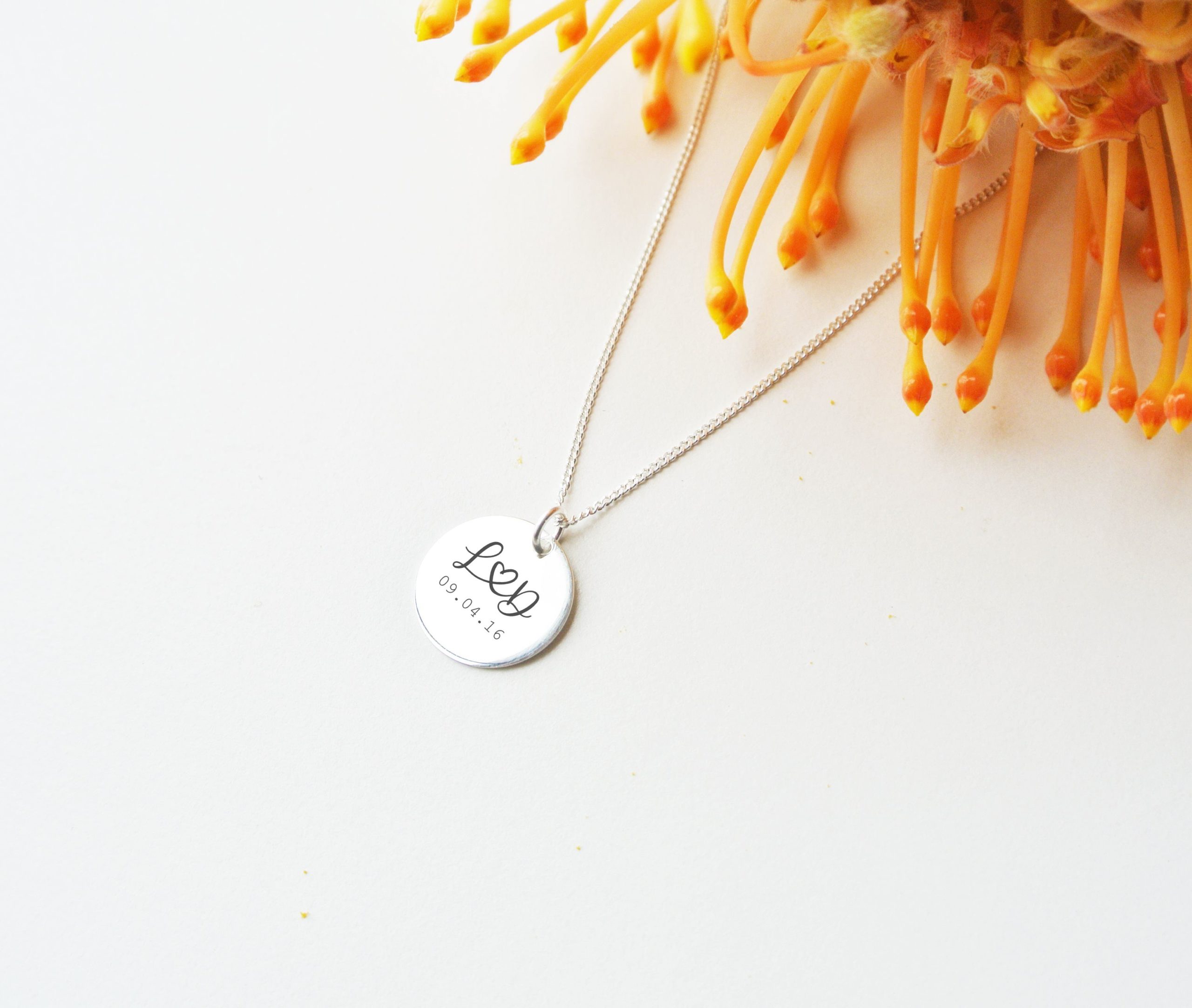 Lovers Monogram Necklace - Image 3