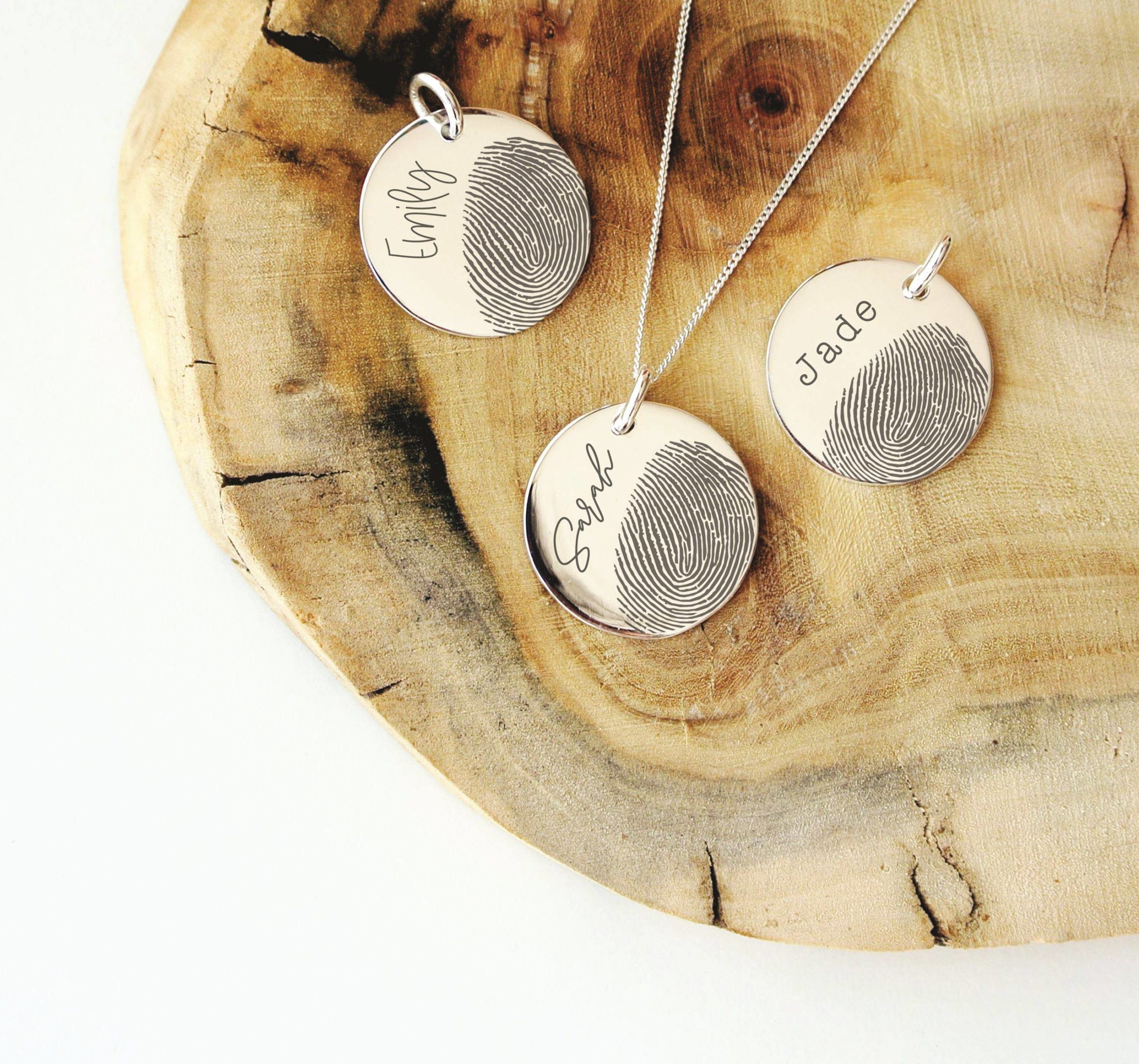 Fingerprint (Generic) Name Necklace - Image 2