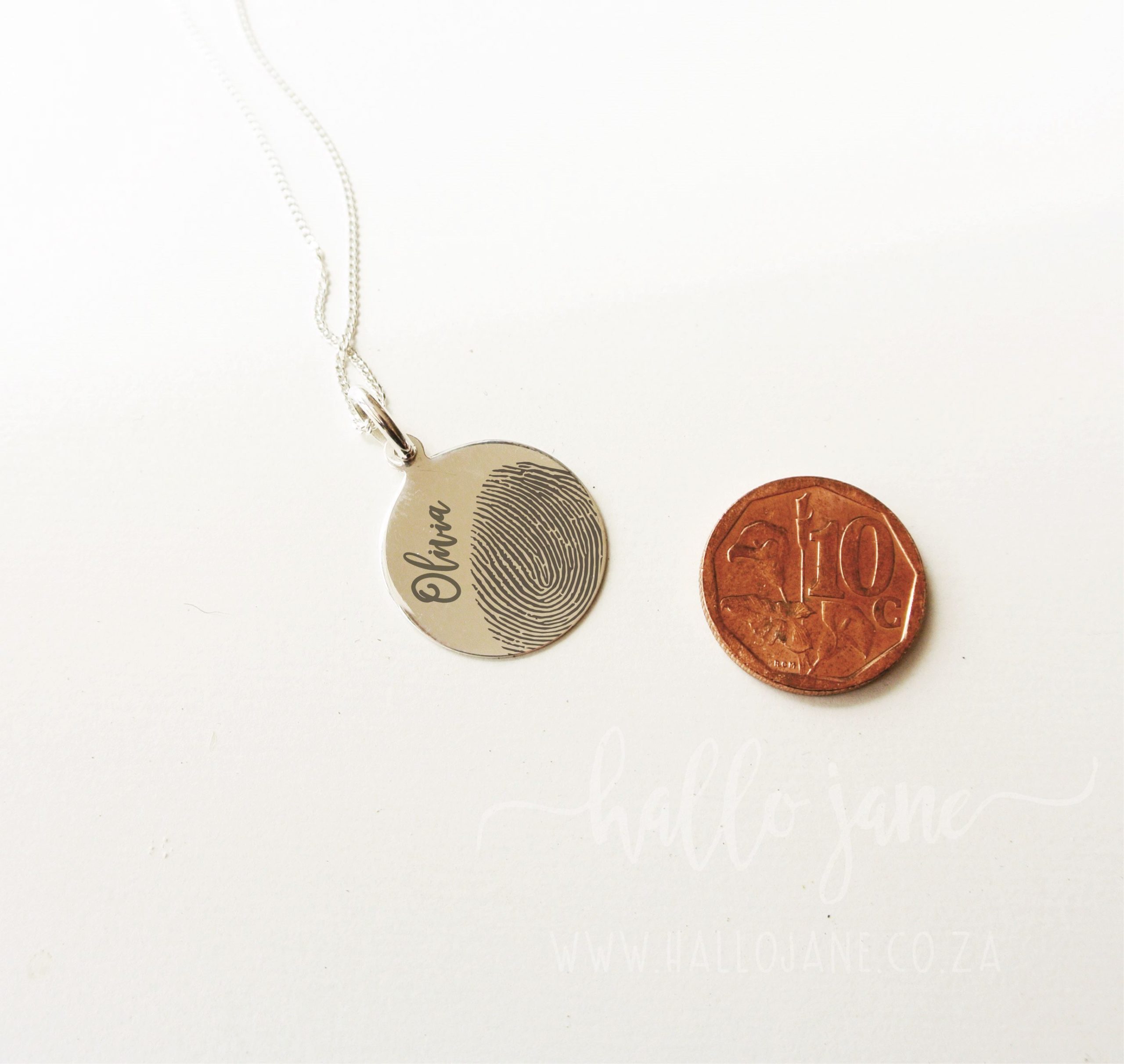 Fingerprint (Generic) Name Necklace - Image 5