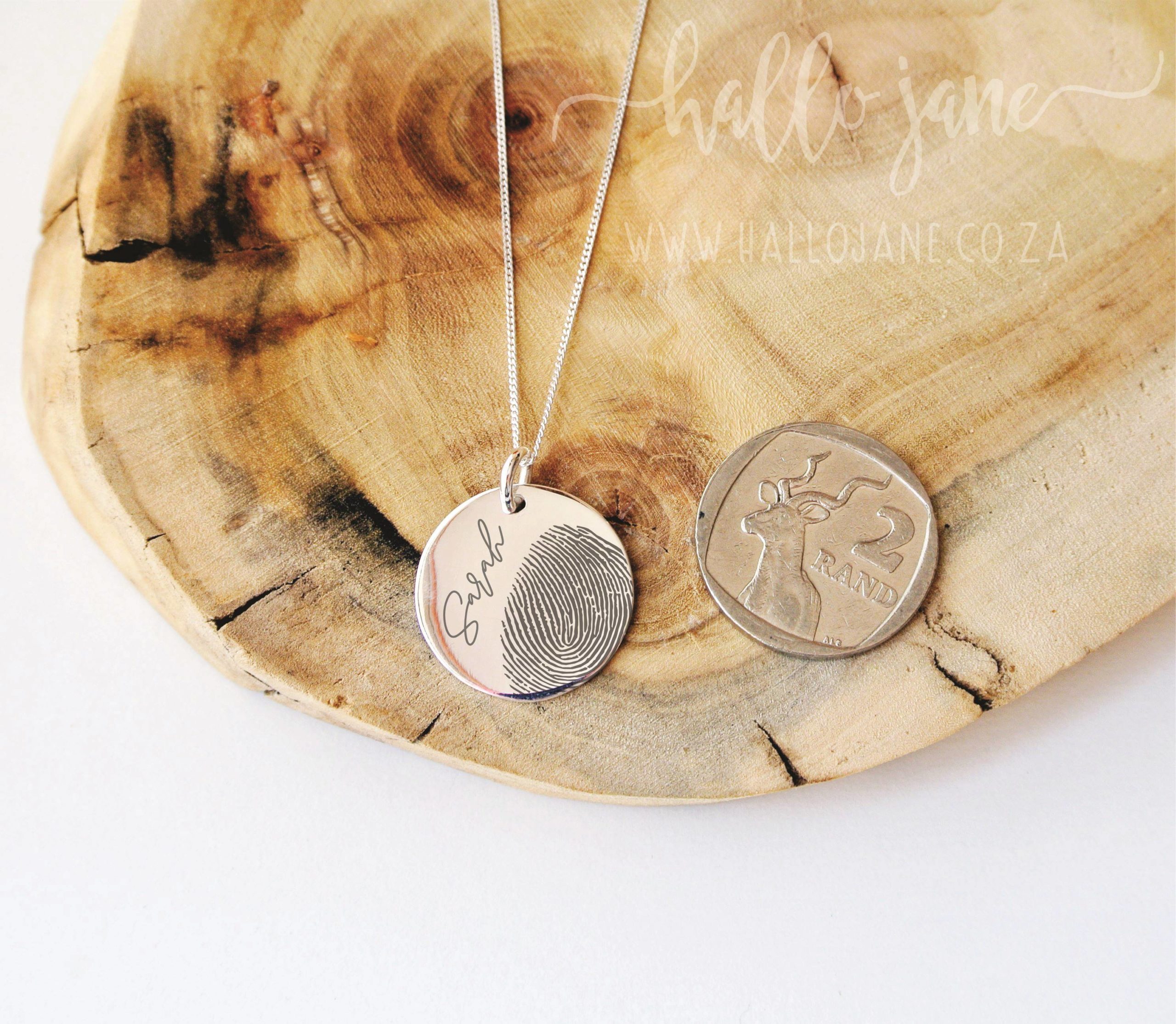 Fingerprint (Generic) Name Necklace - Image 7
