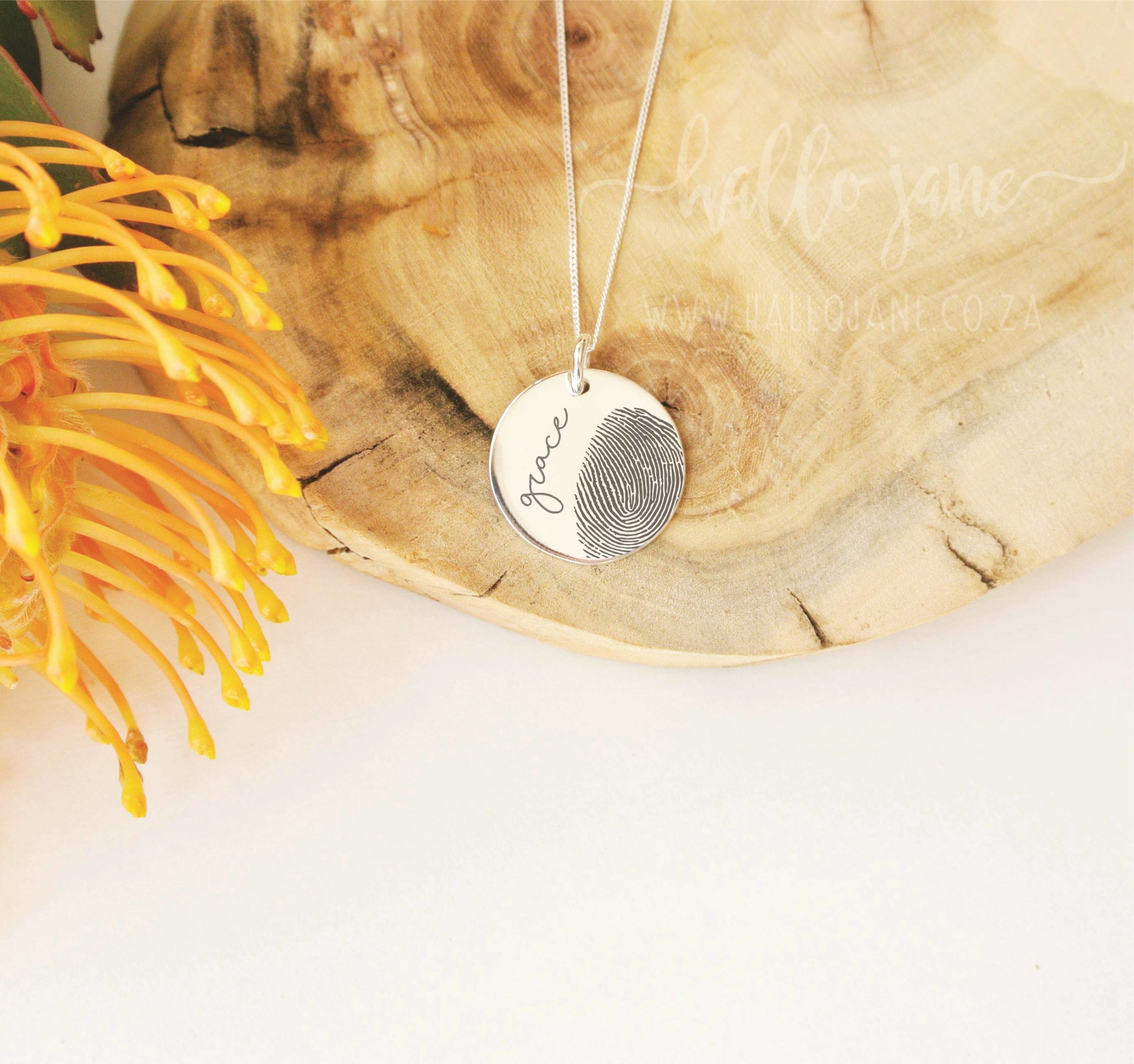 Fingerprint (Generic) Name Necklace - Image 3