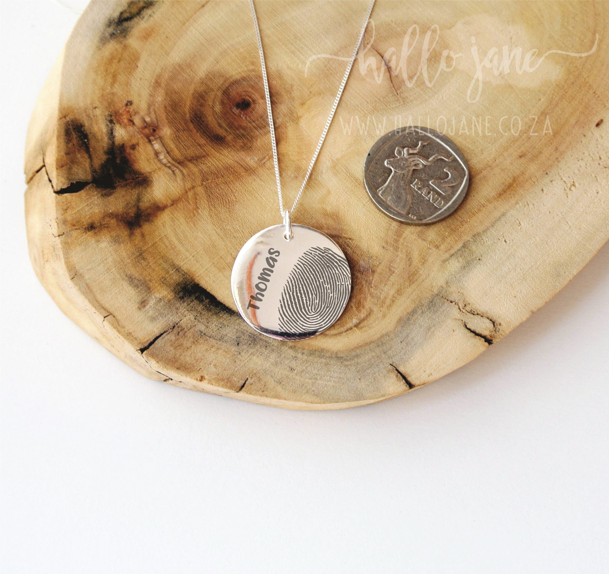 Fingerprint (Generic) Name Necklace - Image 8