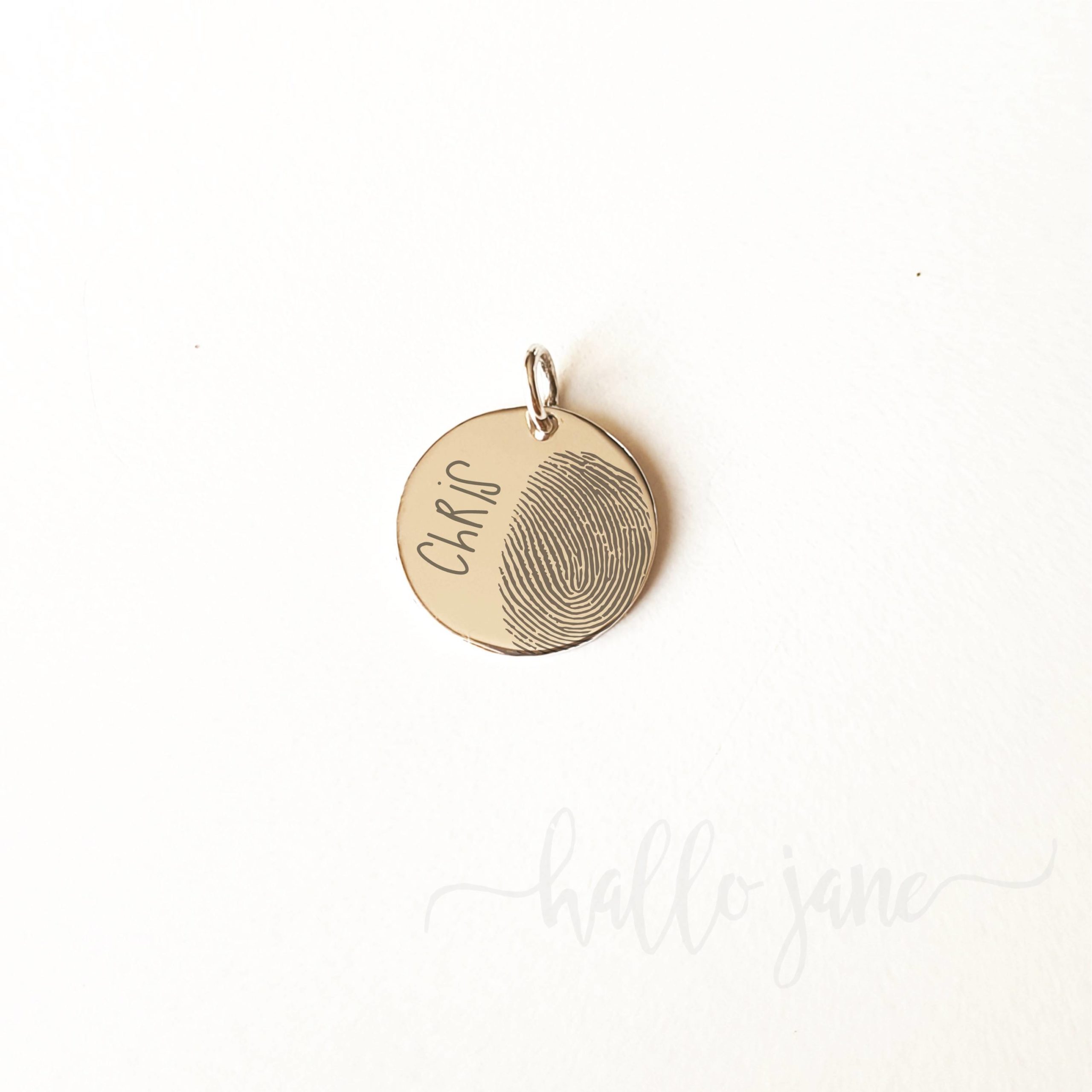 Fingerprint (Generic) Name Necklace - Image 6