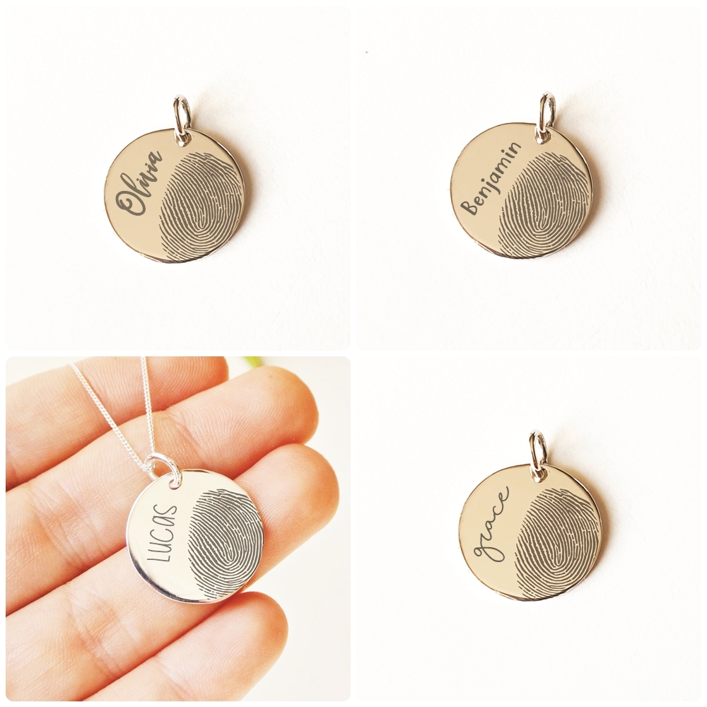Fingerprint (Generic) Name Necklace - Image 4