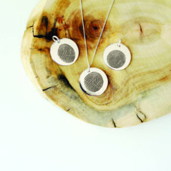 Simplistic Fingerprint (Custom) Disc Necklace
