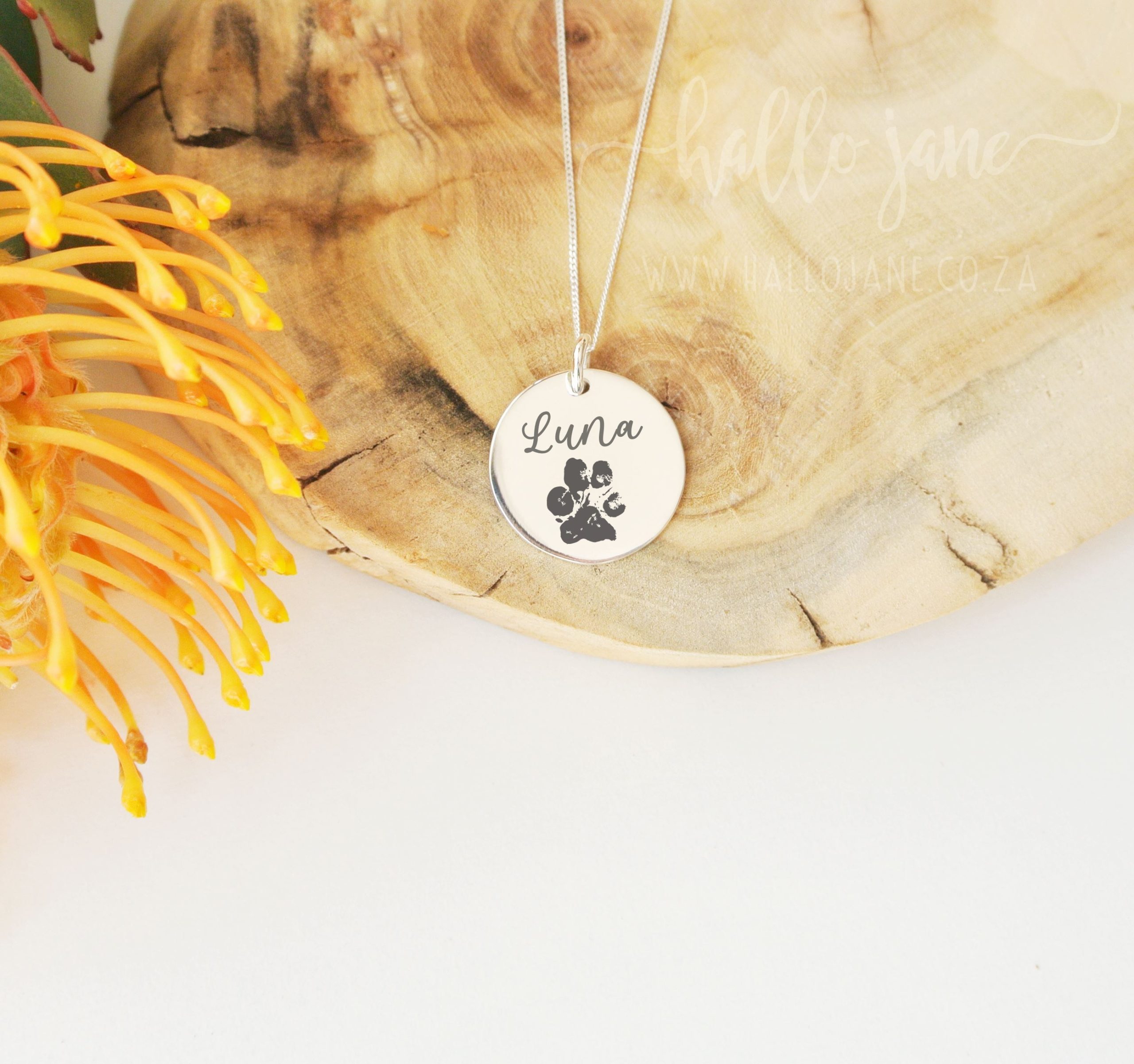 Personalized Paw Necklace - Image 3