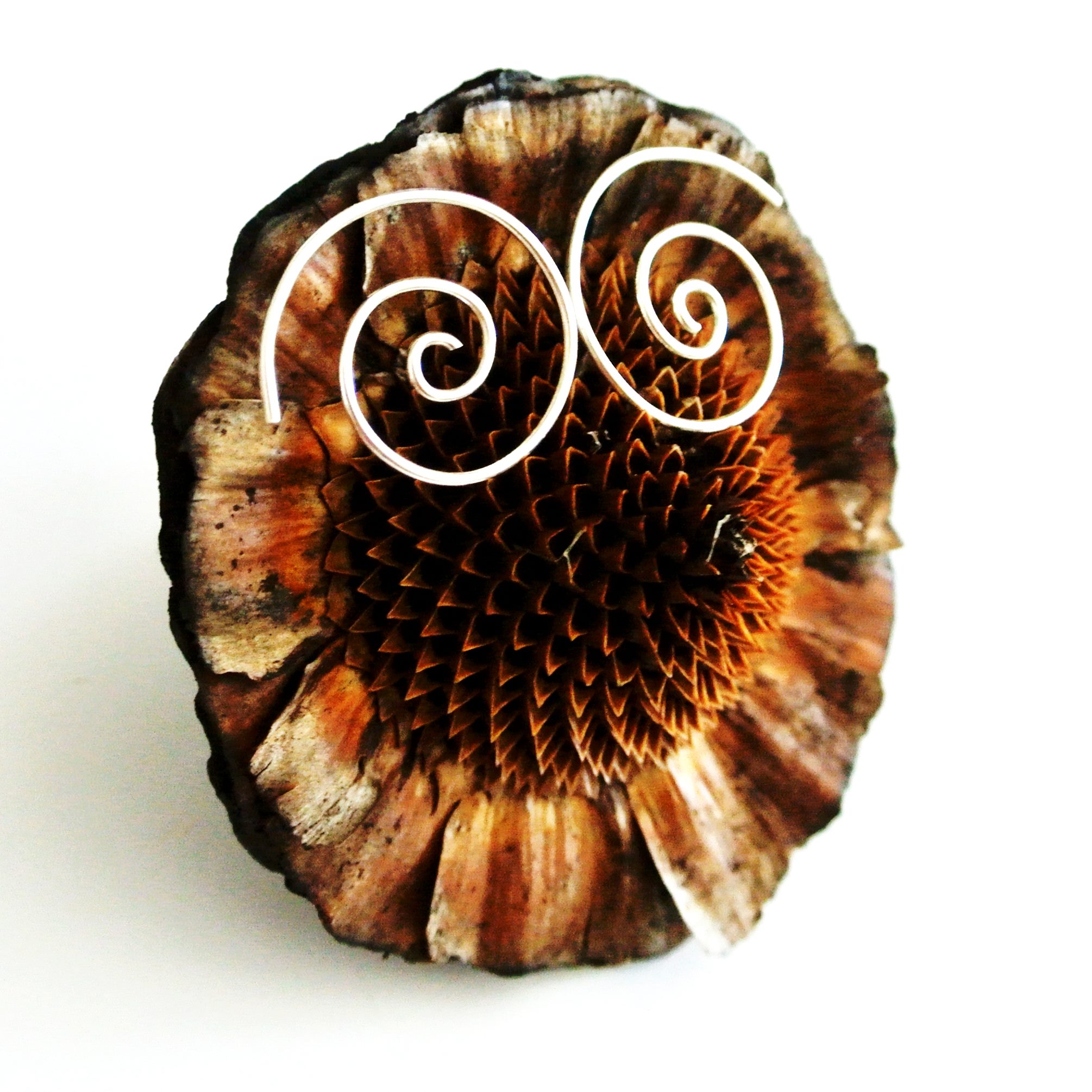 Small Spiral Hoops - Image 3