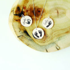 Hand or Footprint (Generic) Disc Necklace