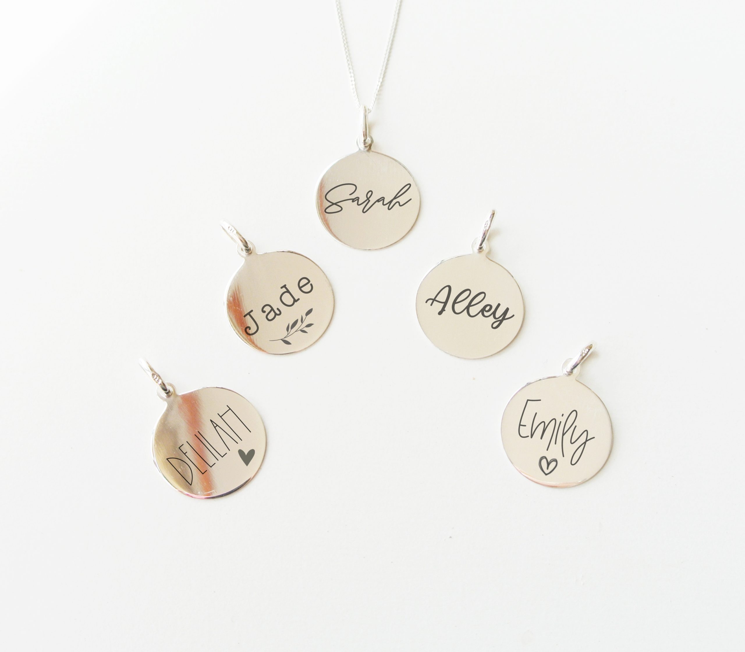 Hand or Footprint (Generic) Disc Necklace - Image 9