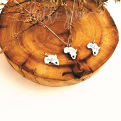 Africa Name Necklace
