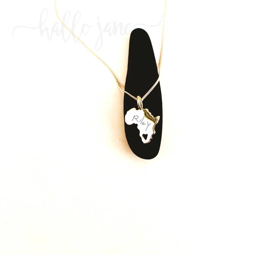 Africa Name Necklace - Image 11