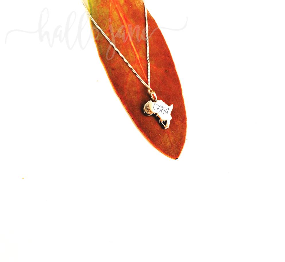 Africa Name Necklace - Image 13
