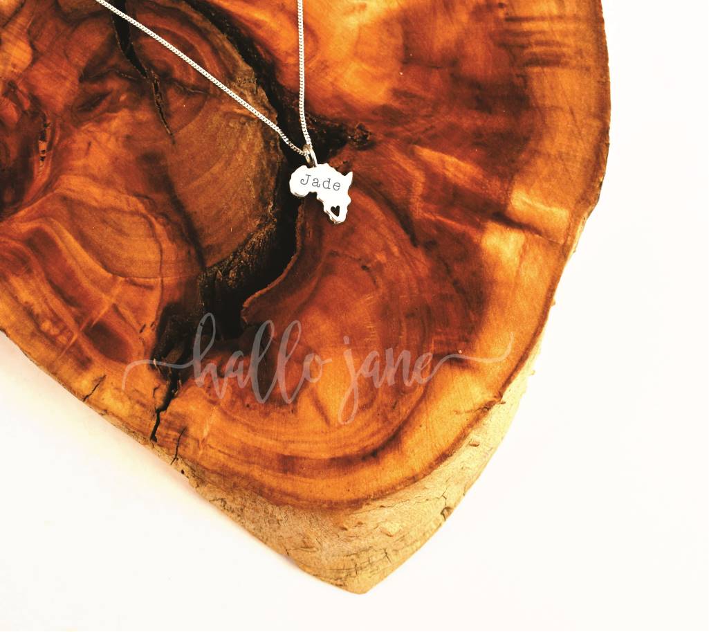 Africa Name Necklace - Image 14