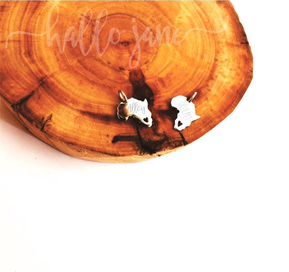 Africa Name Necklace - Image 2