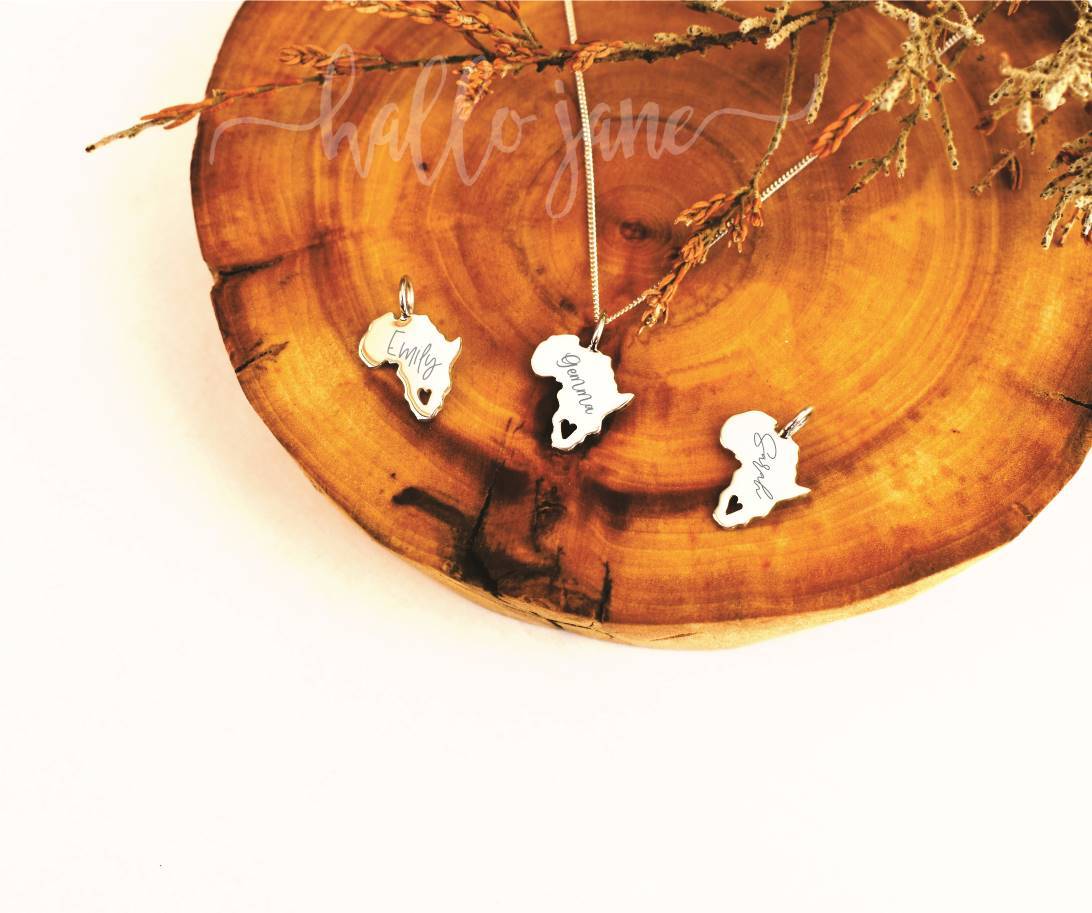 Africa Name Necklace - Image 5
