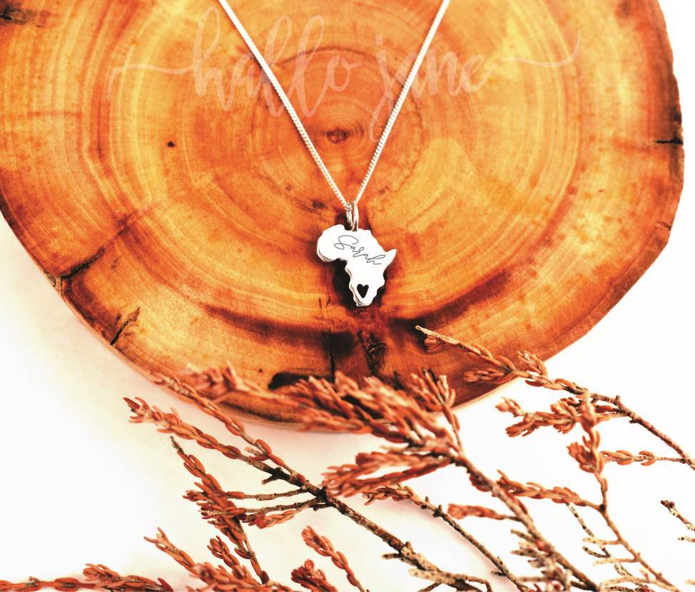 Africa Name Necklace - Image 6