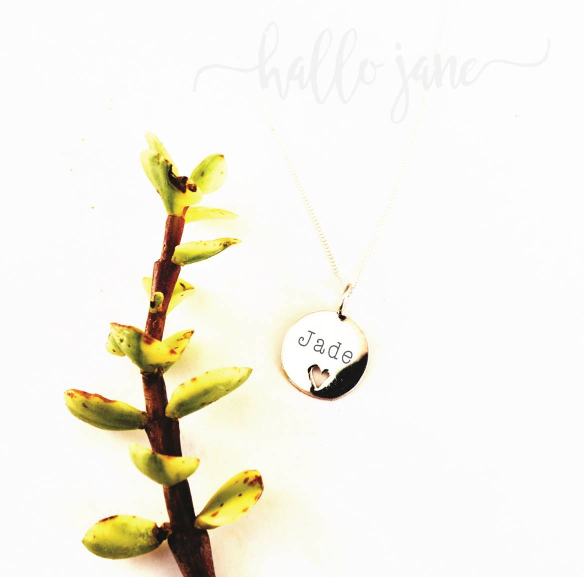 Heart Cut Out Name Necklace - Image 10