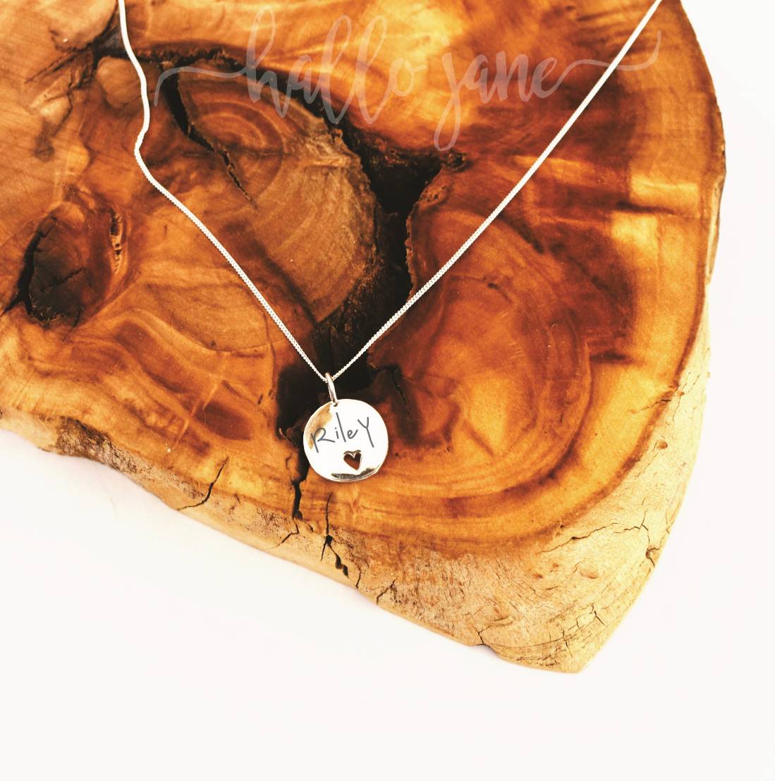 Heart Cut Out Name Necklace - Image 9