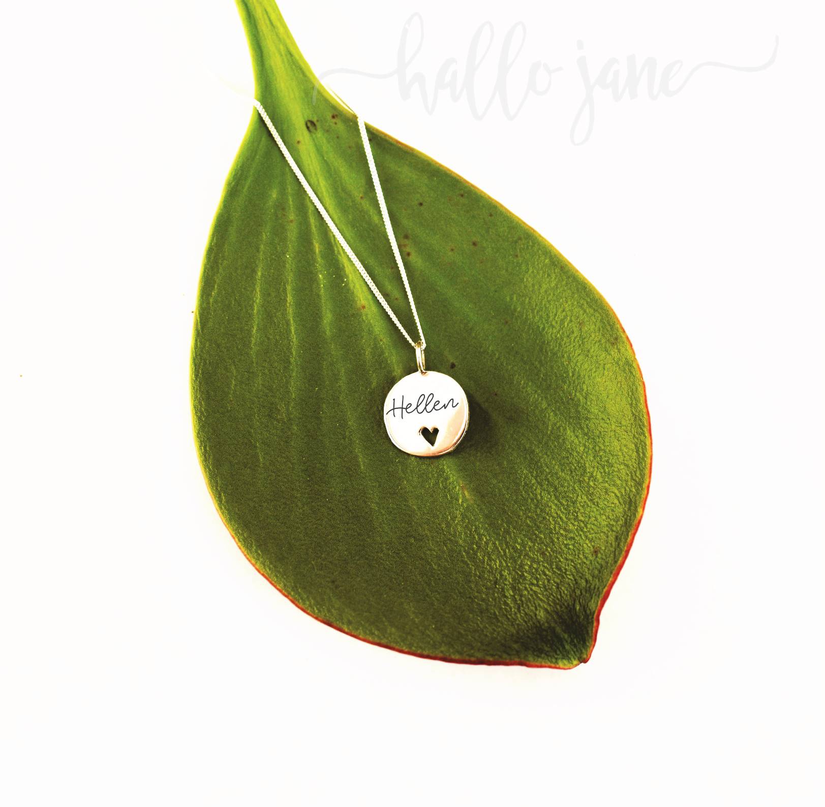 Heart Cut Out Name Necklace - Image 7