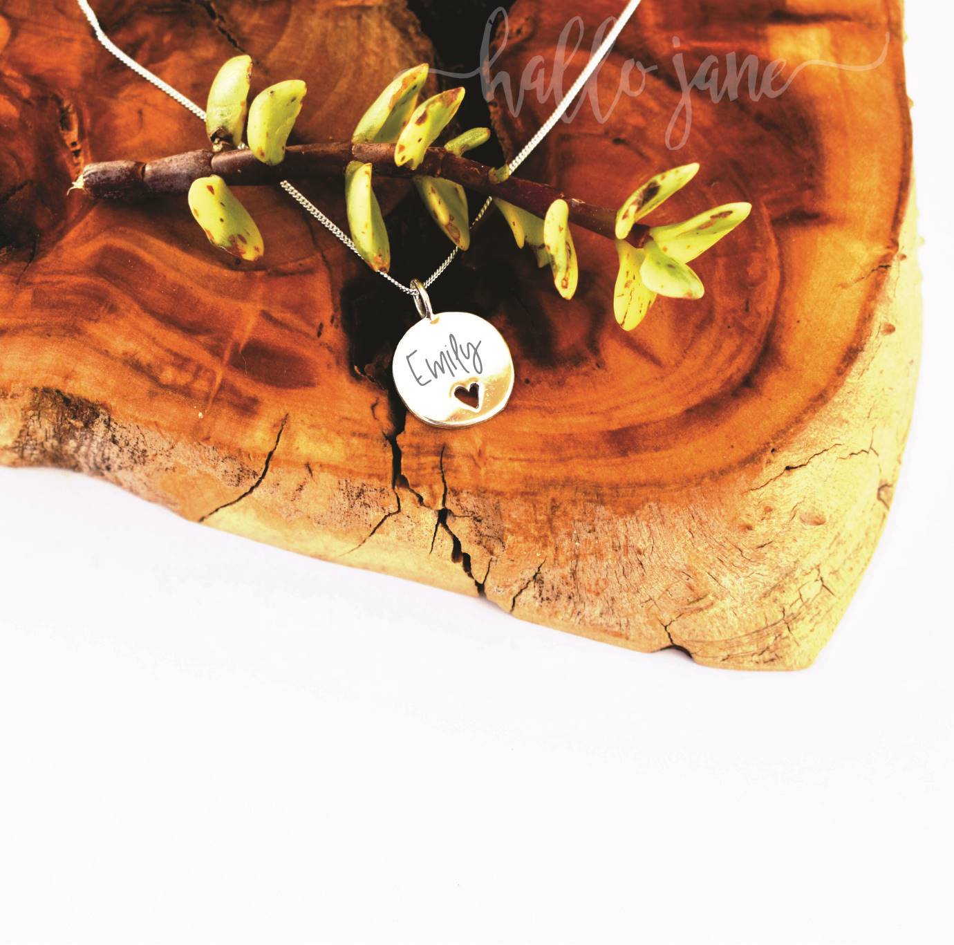 Heart Cut Out Name Necklace - Image 6