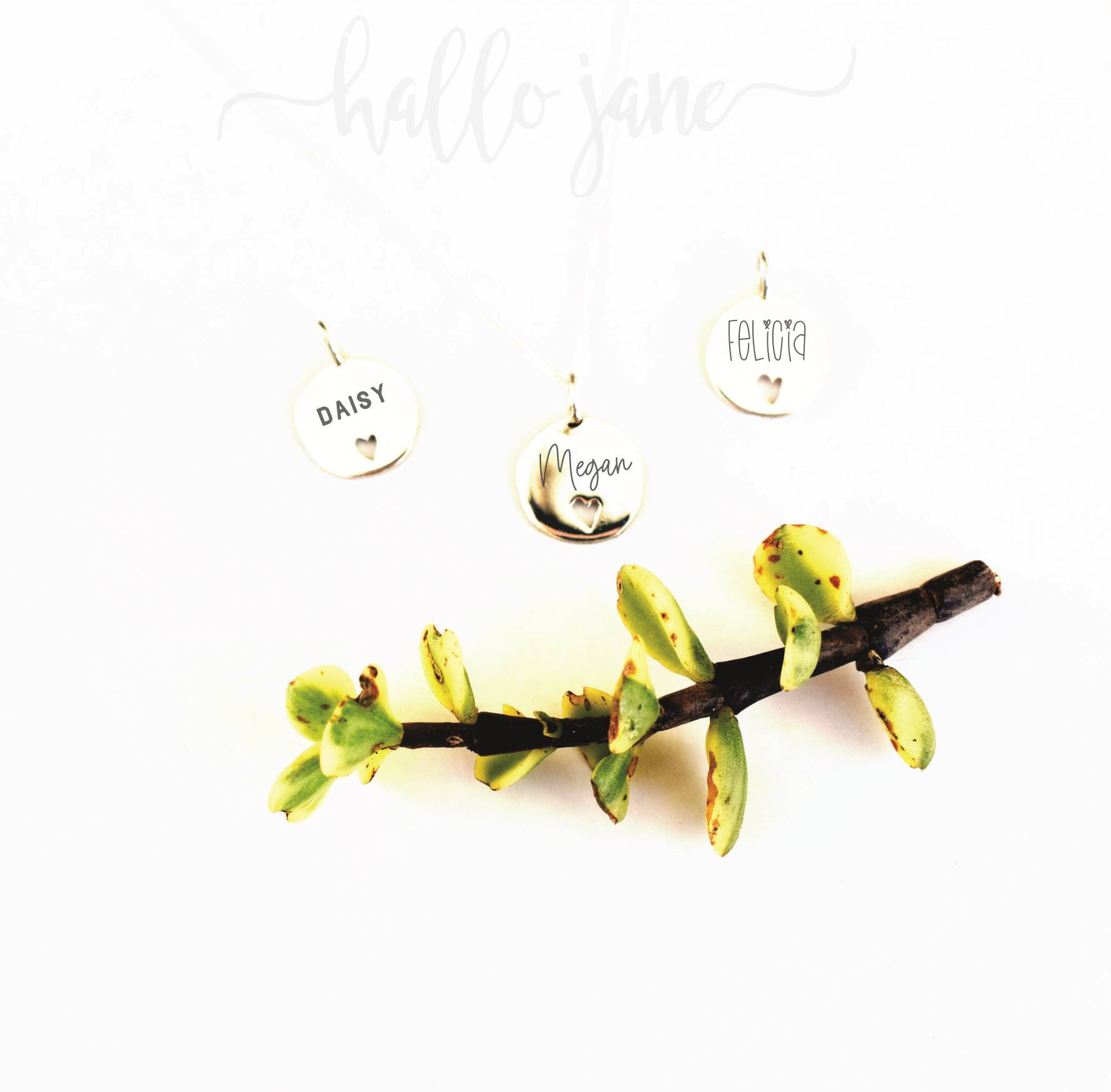 Heart Cut Out Name Necklace - Image 5