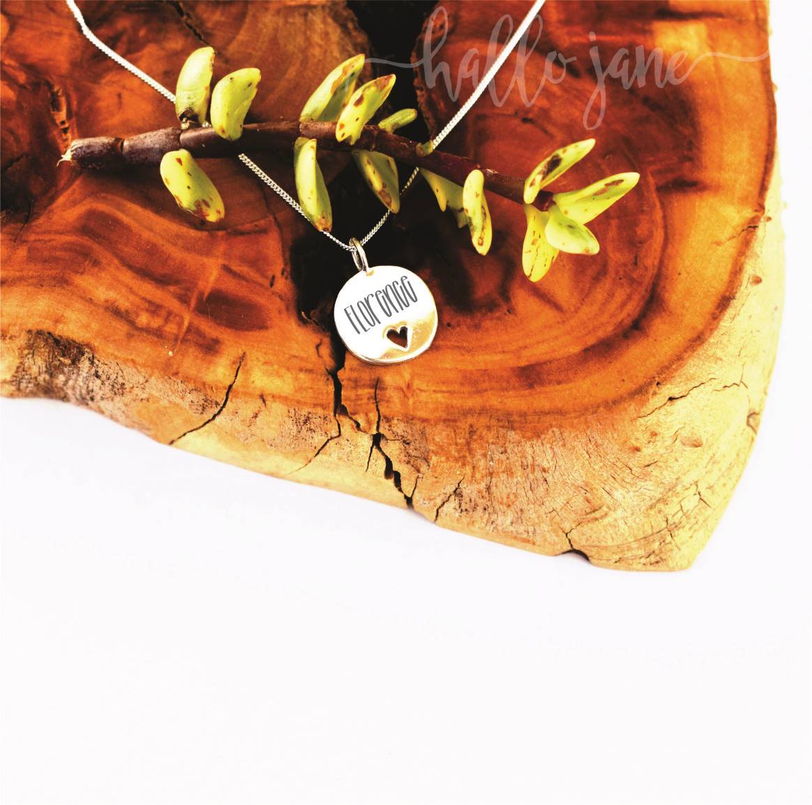 Heart Cut Out Name Necklace - Image 13