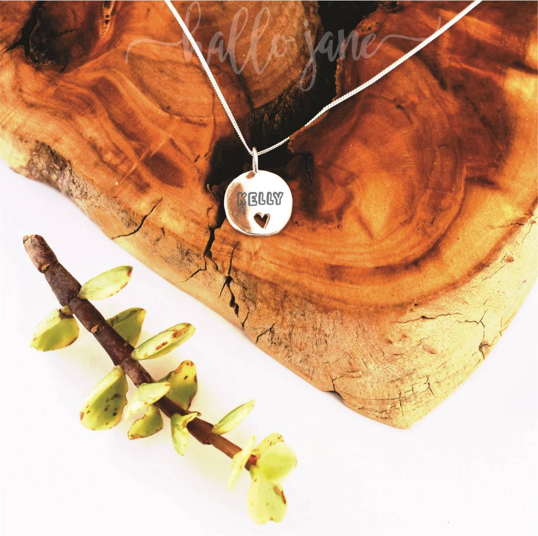 Heart Cut Out Name Necklace - Image 12