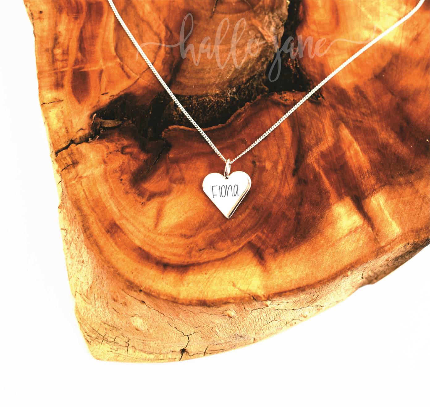 Heart Shape Name Necklace - Image 10