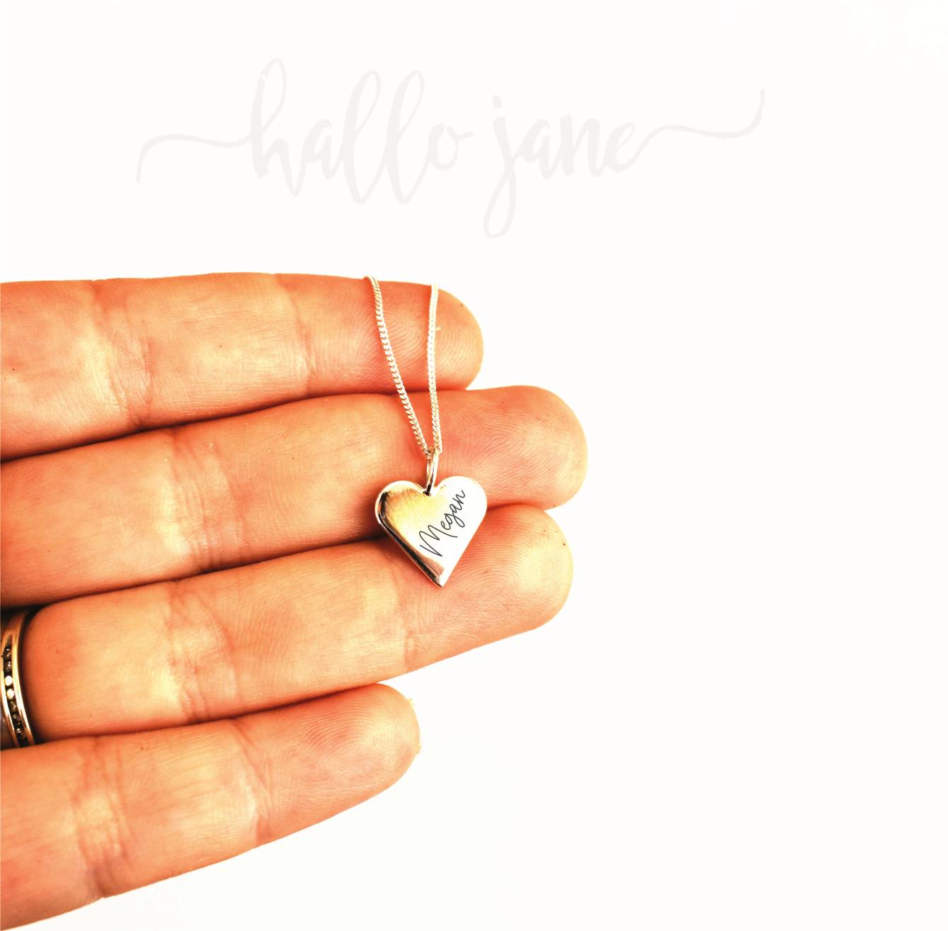 Heart Shape Name Necklace - Image 13
