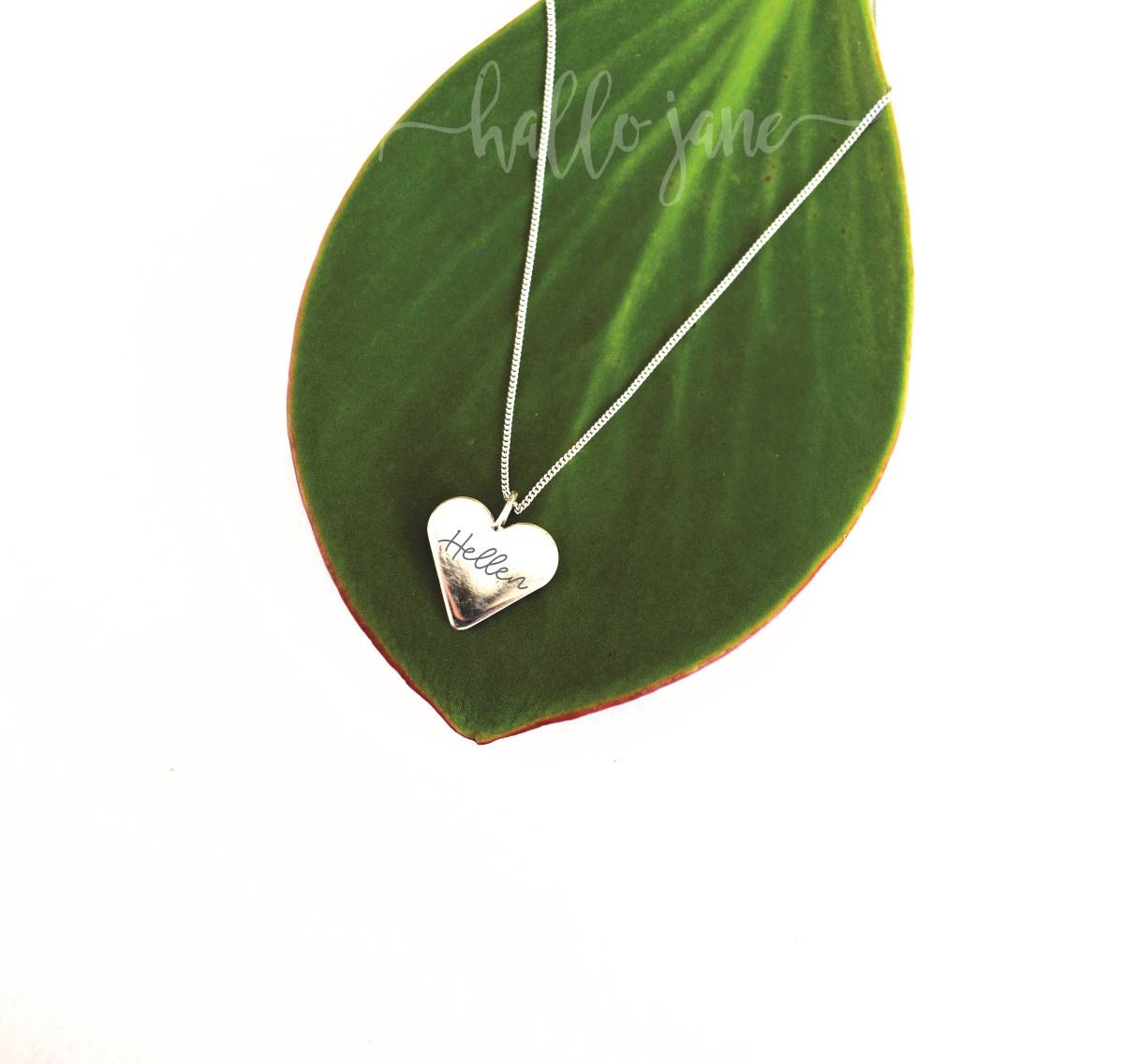 Heart Shape Name Necklace - Image 8