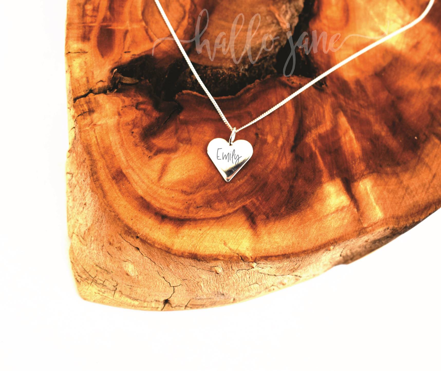 Heart Shape Name Necklace - Image 14