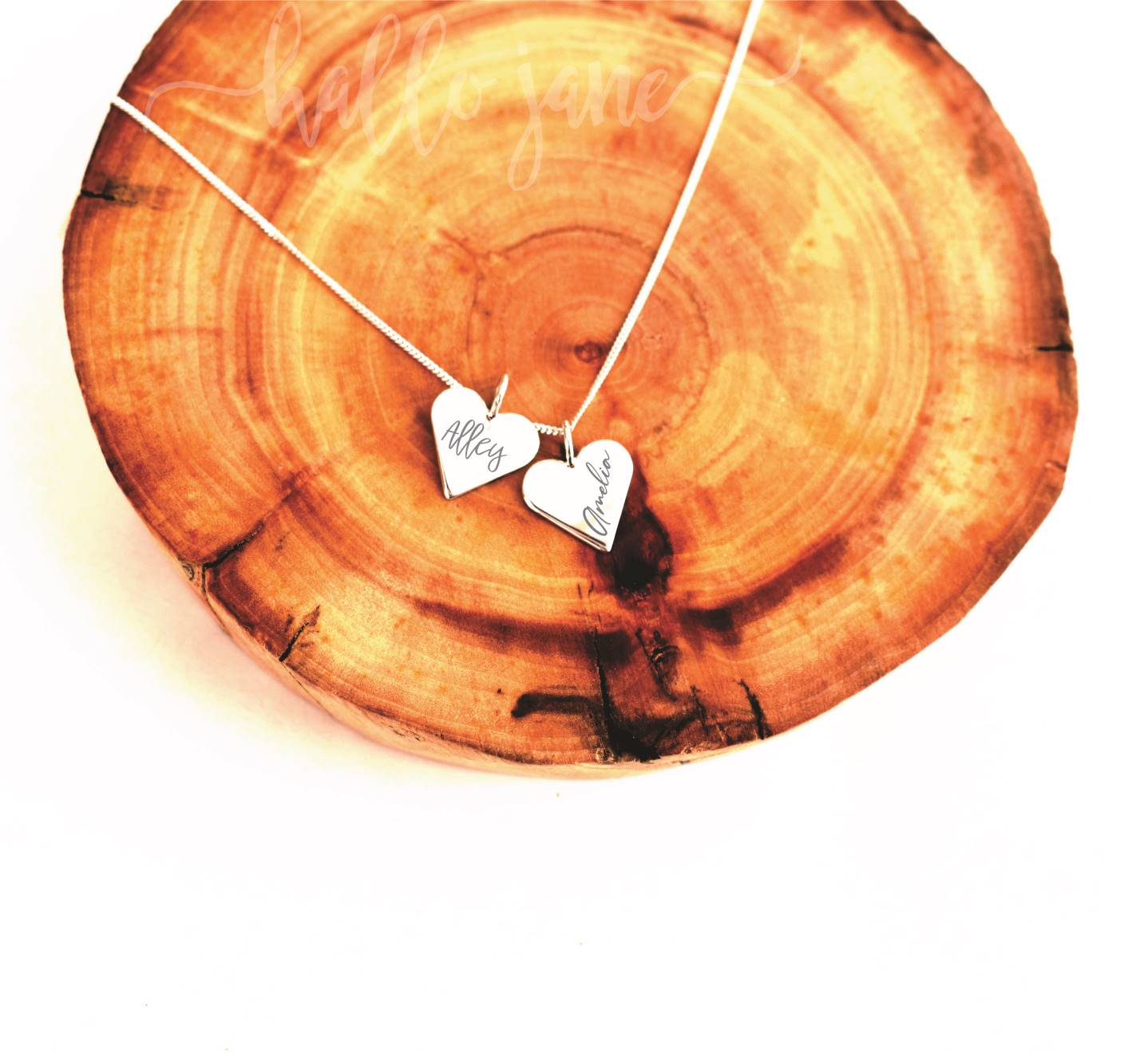 Heart Shape Name Necklace - Image 7