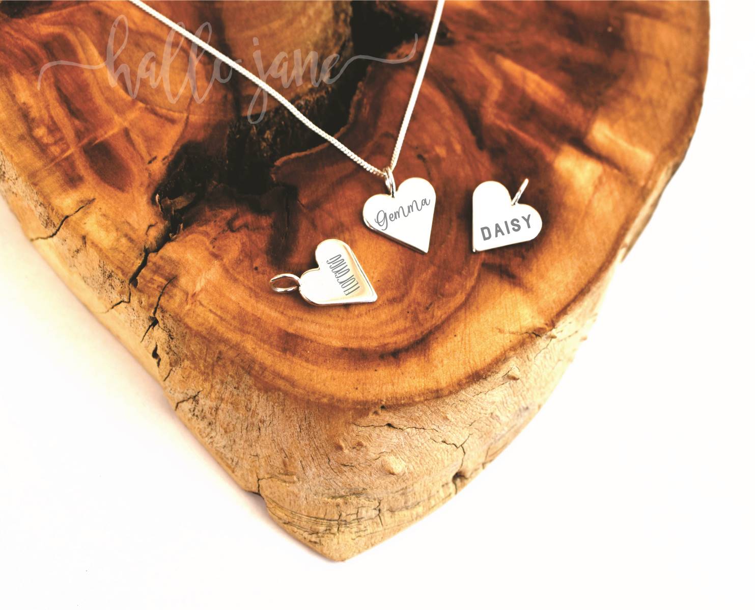 Heart Shape Name Necklace - Image 6