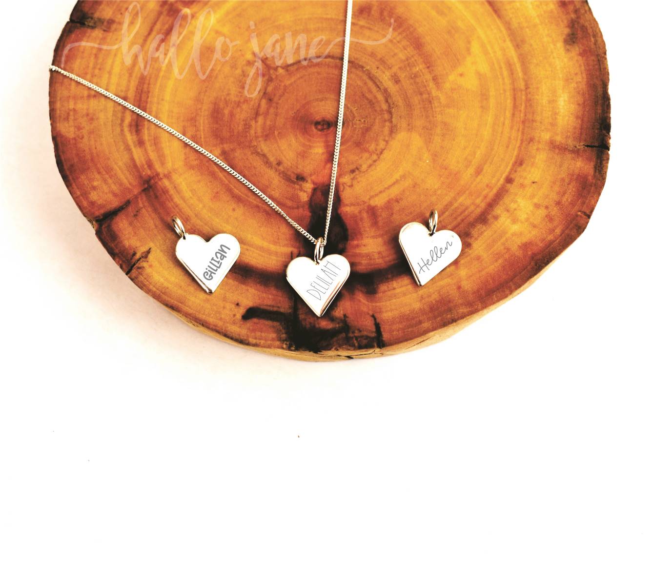 Heart Shape Name Necklace - Image 5