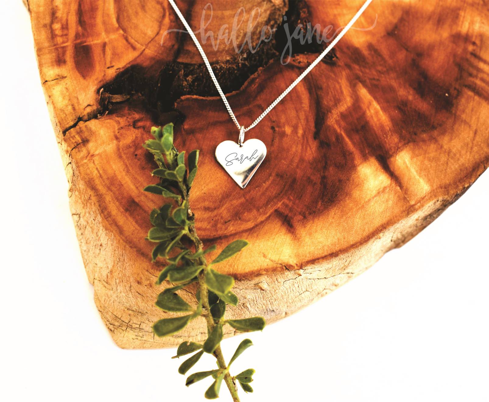 Heart Shape Name Necklace - Image 9