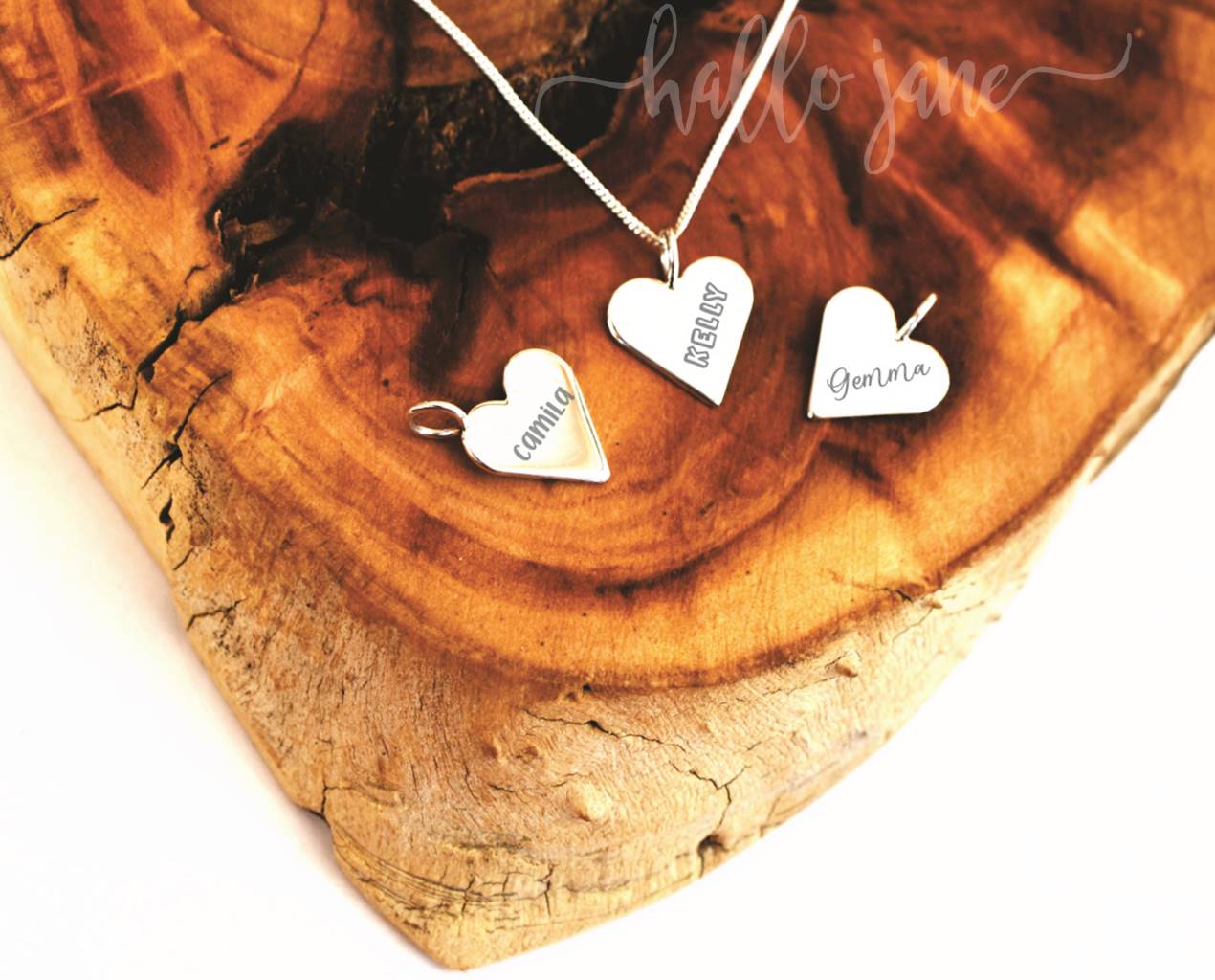 Heart Shape Name Necklace - Image 3