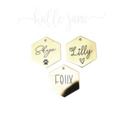 Hexagon ID tag (Stainless Steel)